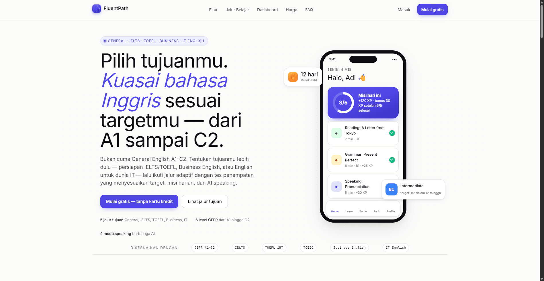 FluentPath — Language Learning