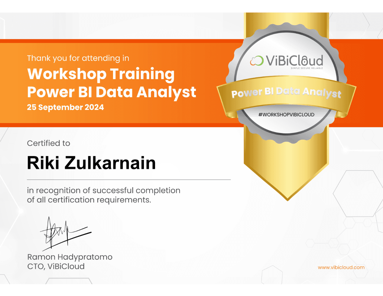 Workshop Power BI Data Analyst