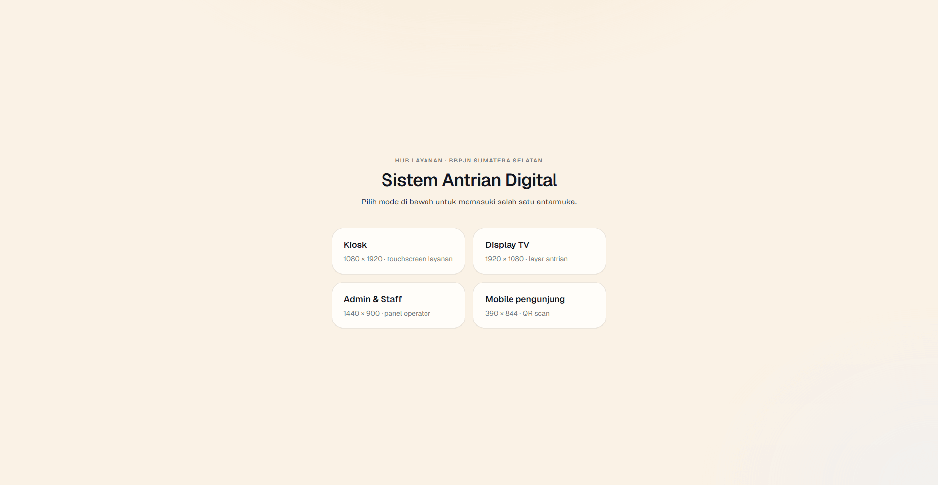 Antrian — Queue Management